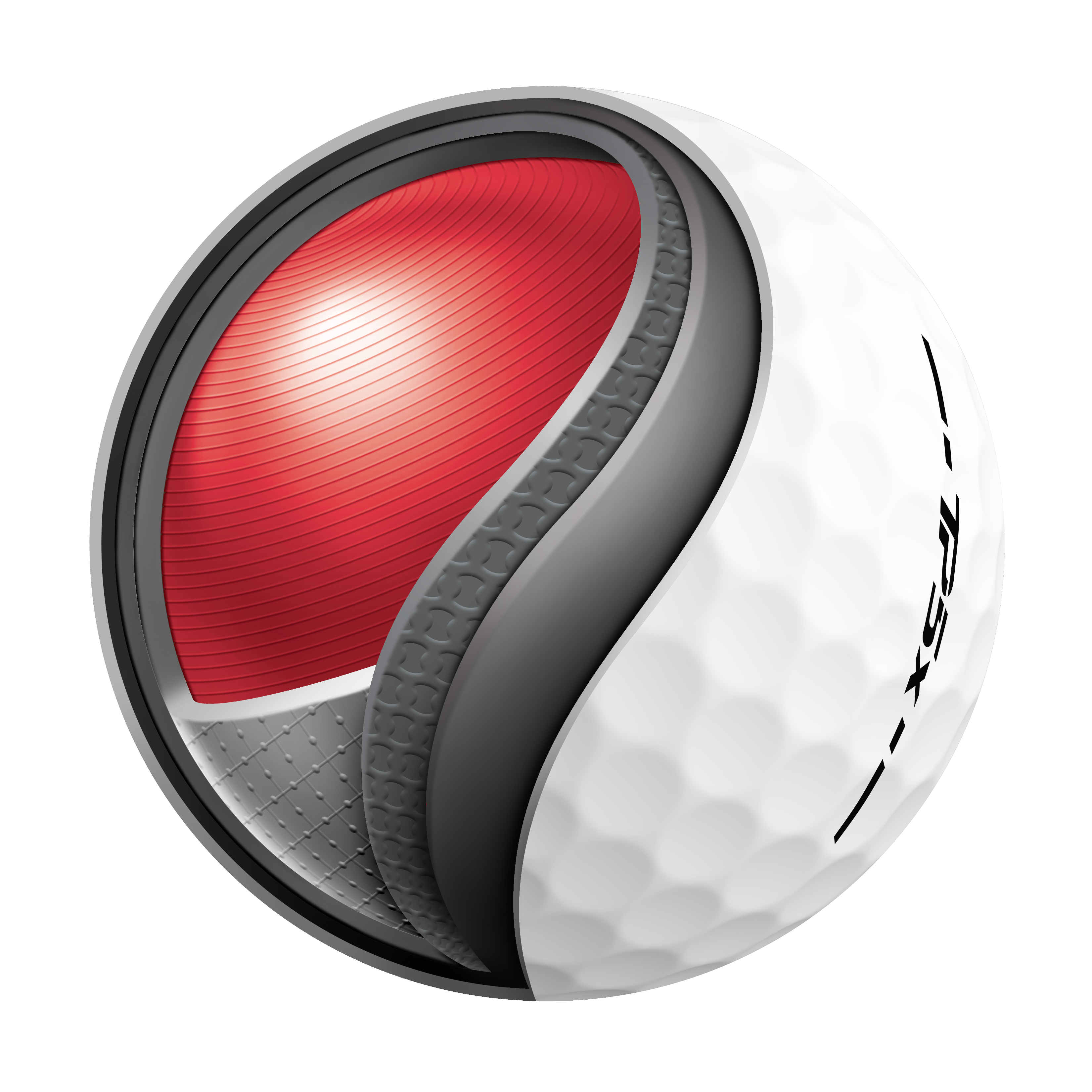 TaylorMade TP5X Golf Balls - White / Dozen